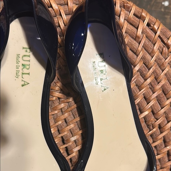 Furla Black and White Sandals with Elegant Design - Picture 3 of 9